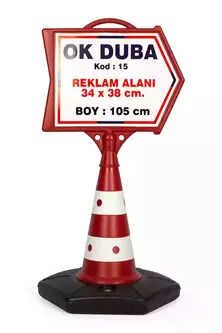 Reklam Alanı: 37x38 cm
 Boy: 105 cm