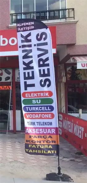 Cep Telefoncu Olta Bayrak-5
